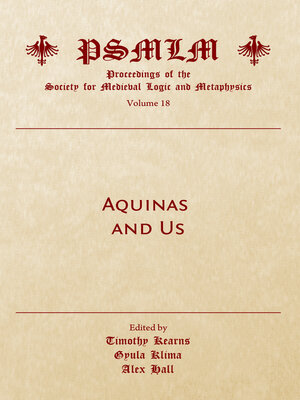 cover image of Aquinas and Us, Volume 18